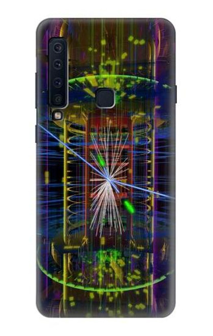 W3545 Quantum Particle Collision Hülle Schutzhülle Taschen und Leder Flip für Samsung Galaxy A9 (2018), A9 Star Pro, A9s