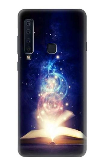 W3554 Magic Spell Book Hülle Schutzhülle Taschen und Leder Flip für Samsung Galaxy A9 (2018), A9 Star Pro, A9s