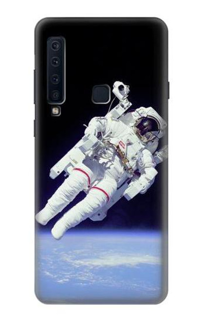 W3616 Astronaut Hülle Schutzhülle Taschen und Leder Flip für Samsung Galaxy A9 (2018), A9 Star Pro, A9s