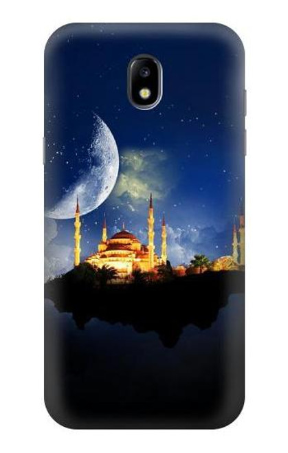 W3506 Islamic Ramadan Hülle Schutzhülle Taschen und Leder Flip für Samsung Galaxy J5 (2017) EU Version