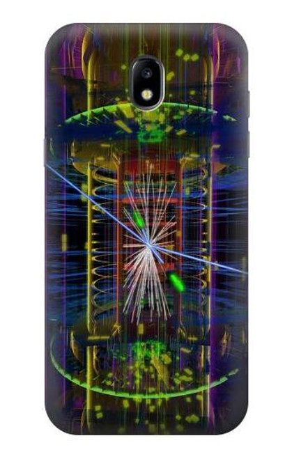 W3545 Quantum Particle Collision Hülle Schutzhülle Taschen und Leder Flip für Samsung Galaxy J5 (2017) EU Version