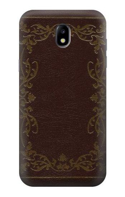 W3553 Vintage Book Cover Hülle Schutzhülle Taschen und Leder Flip für Samsung Galaxy J5 (2017) EU Version