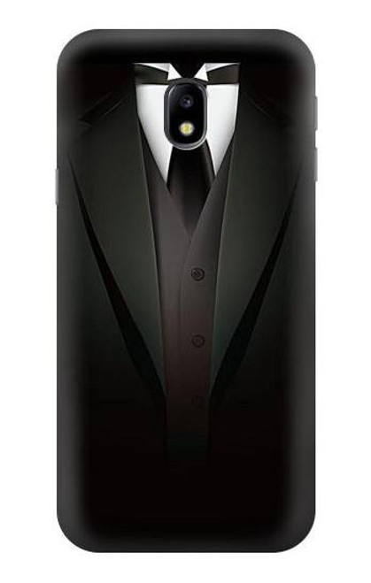 W3534 Men Suit Hülle Schutzhülle Taschen und Leder Flip für Samsung Galaxy J3 (2017) EU Version