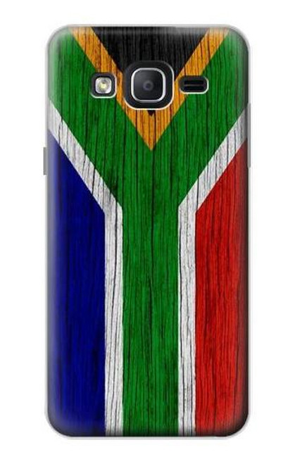 W3464 South Africa Flag Hülle Schutzhülle Taschen und Leder Flip für Samsung Galaxy On5