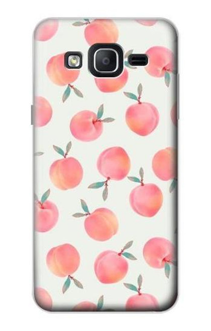 W3503 Peach Hülle Schutzhülle Taschen und Leder Flip für Samsung Galaxy On5