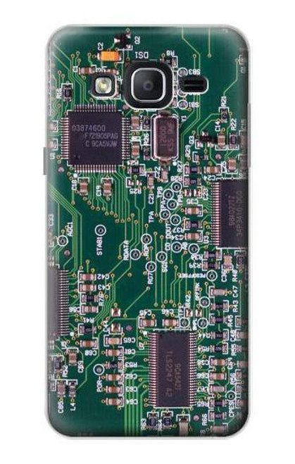 W3519 Electronics Circuit Board Graphic Hülle Schutzhülle Taschen und Leder Flip für Samsung Galaxy On5