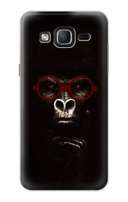 W3529 Thinking Gorilla Hülle Schutzhülle Taschen und Leder Flip für Samsung Galaxy On5