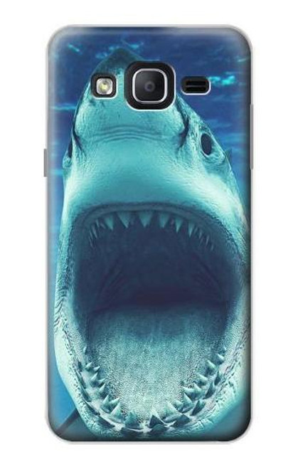 W3548 Tiger Shark Hülle Schutzhülle Taschen und Leder Flip für Samsung Galaxy On5