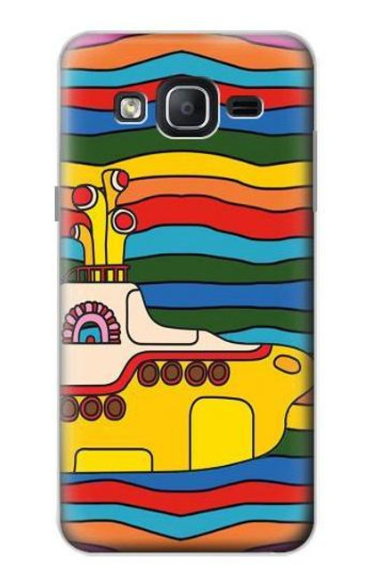 W3599 Hippie Submarine Hülle Schutzhülle Taschen und Leder Flip für Samsung Galaxy On5