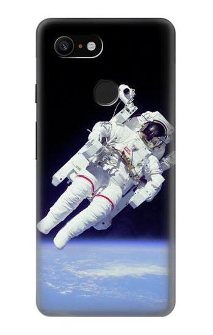 W3616 Astronaut Hülle Schutzhülle Taschen und Leder Flip für Google Pixel 3