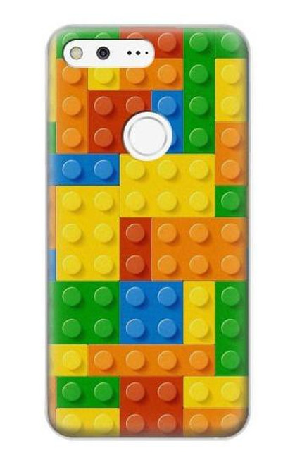 W3595 Brick Toy Hülle Schutzhülle Taschen und Leder Flip für Google Pixel XL
