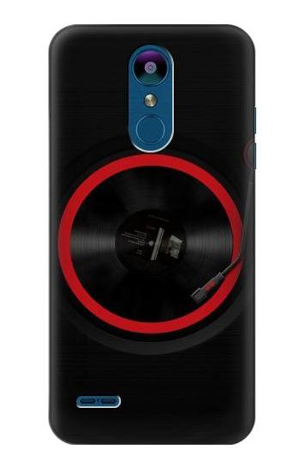 W3531 Spinning Record Player Hülle Schutzhülle Taschen und Leder Flip für LG K8 (2018)