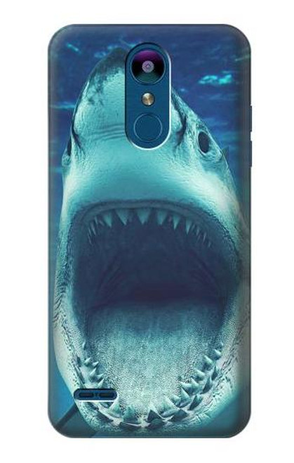 W3548 Tiger Shark Hülle Schutzhülle Taschen und Leder Flip für LG K8 (2018)