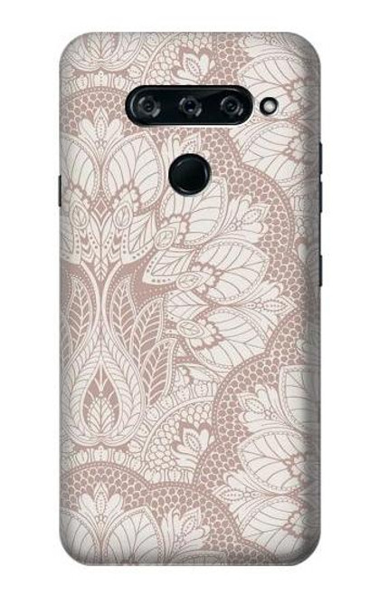 W3580 Mandal Line Art Hülle Schutzhülle Taschen und Leder Flip für LG V40, LG V40 ThinQ