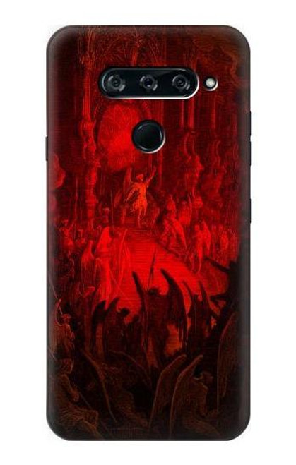 W3583 Paradise Lost Satan Hülle Schutzhülle Taschen und Leder Flip für LG V40, LG V40 ThinQ