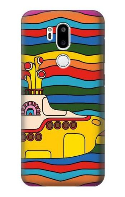 W3599 Hippie Submarine Hülle Schutzhülle Taschen und Leder Flip für LG G7 ThinQ