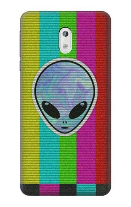 W3437 Alien No Signal Hülle Schutzhülle Taschen und Leder Flip für Nokia 3