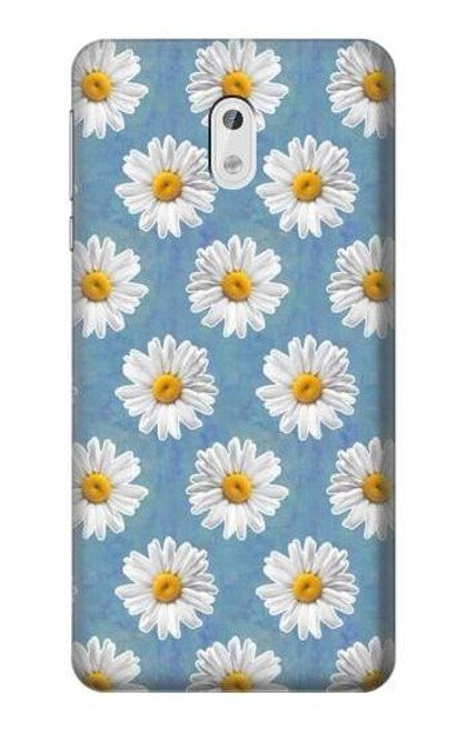 W3454 Floral Daisy Hülle Schutzhülle Taschen und Leder Flip für Nokia 3