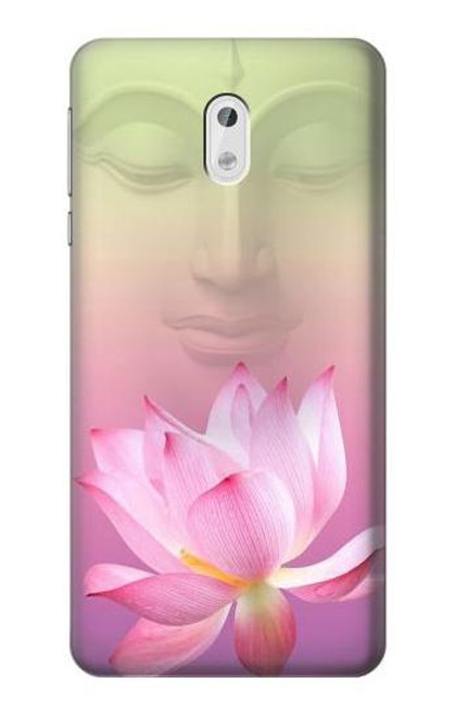 W3511 Lotus flower Buddhism Hülle Schutzhülle Taschen und Leder Flip für Nokia 3