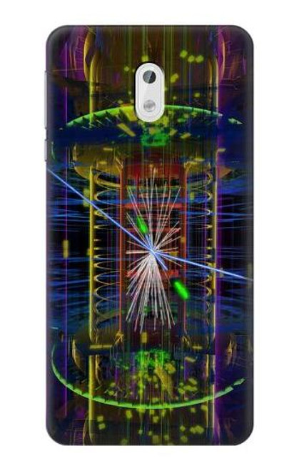 W3545 Quantum Particle Collision Hülle Schutzhülle Taschen und Leder Flip für Nokia 3