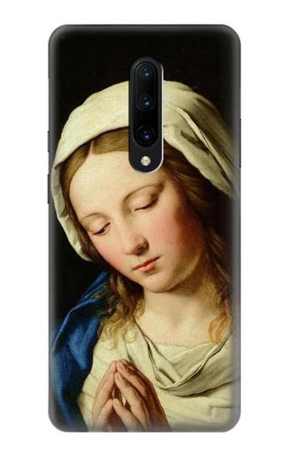 W3476 Virgin Mary Prayer Hülle Schutzhülle Taschen und Leder Flip für OnePlus 7 Pro