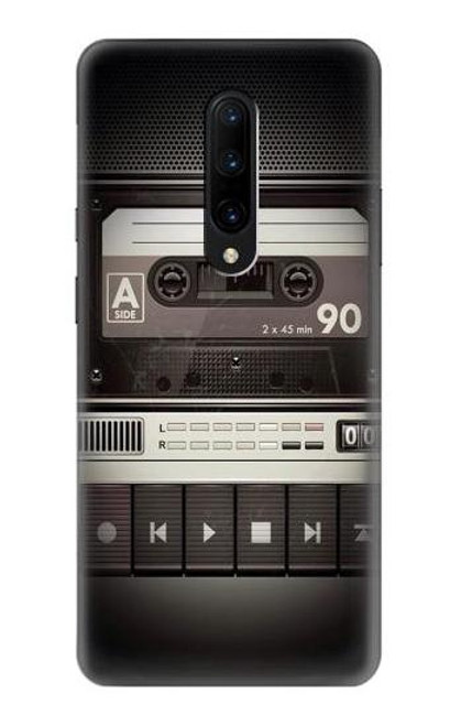 W3501 Vintage Cassette Player Hülle Schutzhülle Taschen und Leder Flip für OnePlus 7 Pro