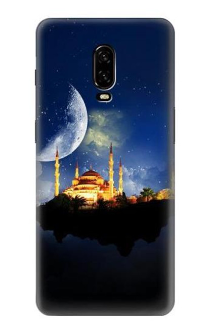 W3506 Islamic Ramadan Hülle Schutzhülle Taschen und Leder Flip für OnePlus 6T