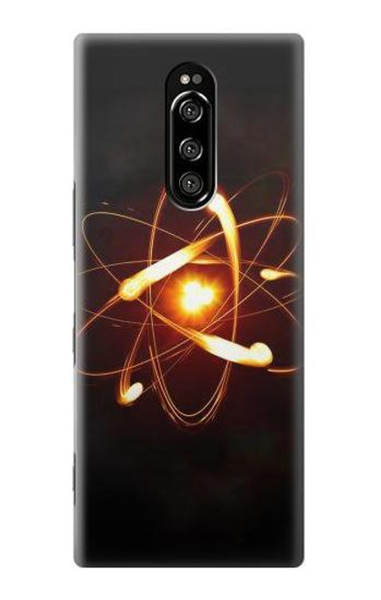 W3547 Quantum Atom Hülle Schutzhülle Taschen und Leder Flip für Sony Xperia 1