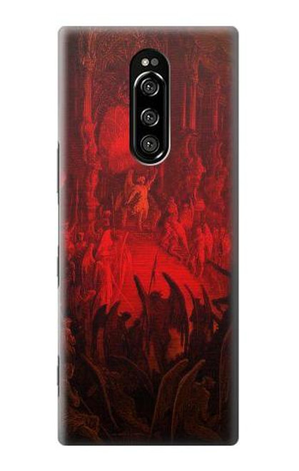 W3583 Paradise Lost Satan Hülle Schutzhülle Taschen und Leder Flip für Sony Xperia 1