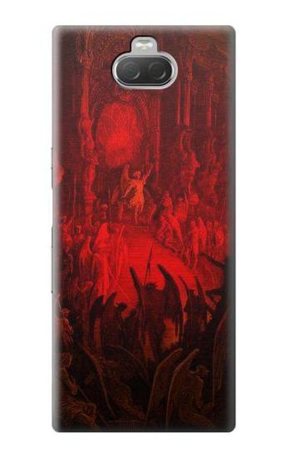 W3583 Paradise Lost Satan Hülle Schutzhülle Taschen und Leder Flip für Sony Xperia 10