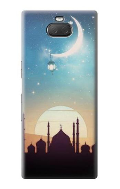 W3502 Islamic Sunset Hülle Schutzhülle Taschen und Leder Flip für Sony Xperia 10 Plus