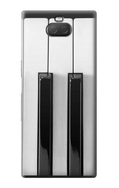 W3524 Piano Keyboard Hülle Schutzhülle Taschen und Leder Flip für Sony Xperia 10 Plus