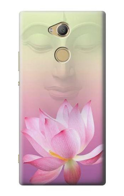 W3511 Lotus flower Buddhism Hülle Schutzhülle Taschen und Leder Flip für Sony Xperia XA2 Ultra