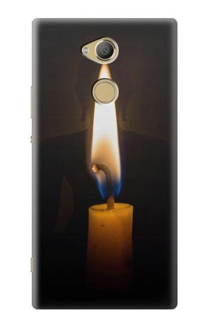 W3530 Buddha Candle Burning Hülle Schutzhülle Taschen und Leder Flip für Sony Xperia XA2 Ultra