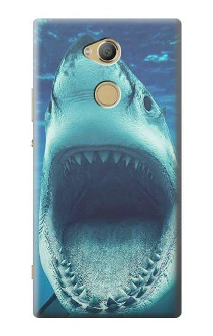 W3548 Tiger Shark Hülle Schutzhülle Taschen und Leder Flip für Sony Xperia XA2 Ultra