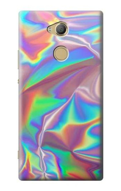 W3597 Holographic Photo Printed Hülle Schutzhülle Taschen und Leder Flip für Sony Xperia XA2 Ultra