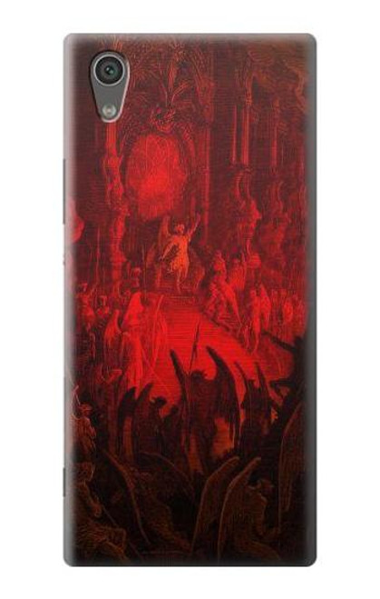 W3583 Paradise Lost Satan Hülle Schutzhülle Taschen und Leder Flip für Sony Xperia XA1