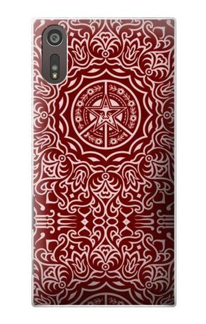 W3556 Yen Pattern Hülle Schutzhülle Taschen und Leder Flip für Sony Xperia XZ