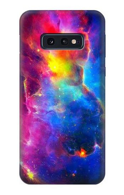 W3371 Nebula Sky Hülle Schutzhülle Taschen und Leder Flip für Samsung Galaxy S10e