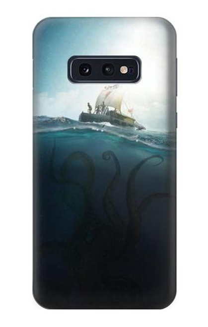 W3540 Giant Octopus Hülle Schutzhülle Taschen und Leder Flip für Samsung Galaxy S10e