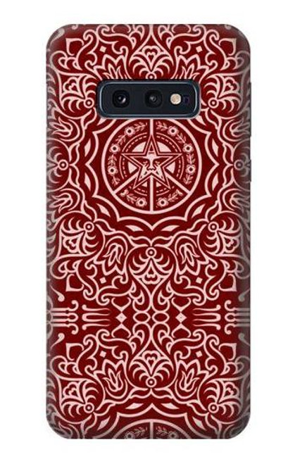 W3556 Yen Pattern Hülle Schutzhülle Taschen und Leder Flip für Samsung Galaxy S10e