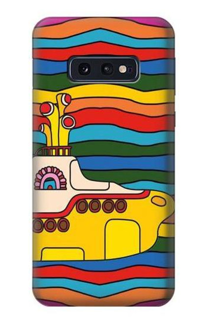 W3599 Hippie Submarine Hülle Schutzhülle Taschen und Leder Flip für Samsung Galaxy S10e