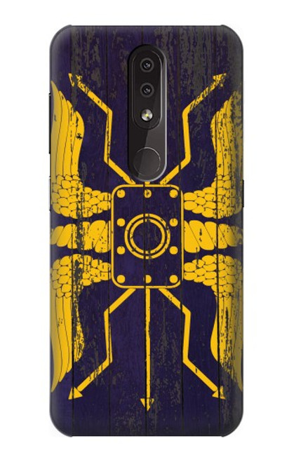 W3546 Roman Shield Blue Hülle Schutzhülle Taschen und Leder Flip für Nokia 4.2