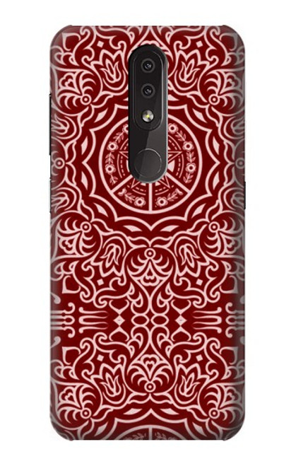 W3556 Yen Pattern Hülle Schutzhülle Taschen und Leder Flip für Nokia 4.2