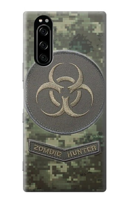 W3468 Biohazard Zombie Hunter Graphic Hülle Schutzhülle Taschen und Leder Flip für Sony Xperia 5