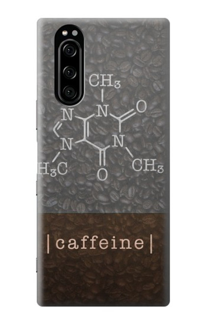 W3475 Caffeine Molecular Hülle Schutzhülle Taschen und Leder Flip für Sony Xperia 5