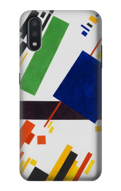 W3343 Kazimir Malevich Suprematist Composition Hülle Schutzhülle Taschen und Leder Flip für Samsung Galaxy A01