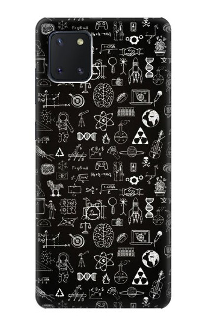 W3426 Blackboard Science Hülle Schutzhülle Taschen und Leder Flip für Samsung Galaxy Note10 Lite