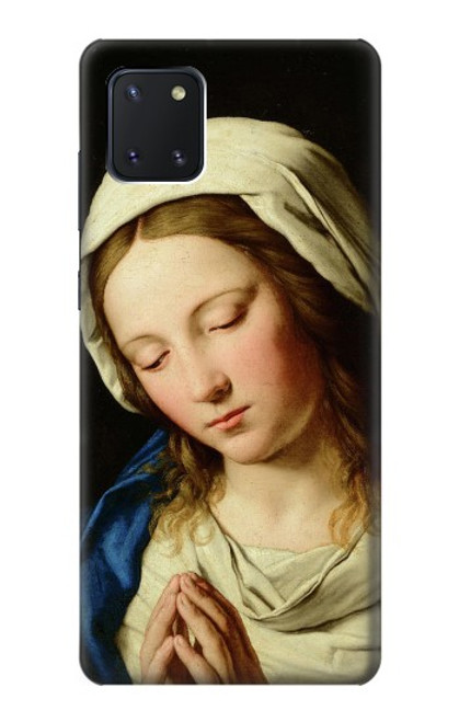 W3476 Virgin Mary Prayer Hülle Schutzhülle Taschen und Leder Flip für Samsung Galaxy Note10 Lite