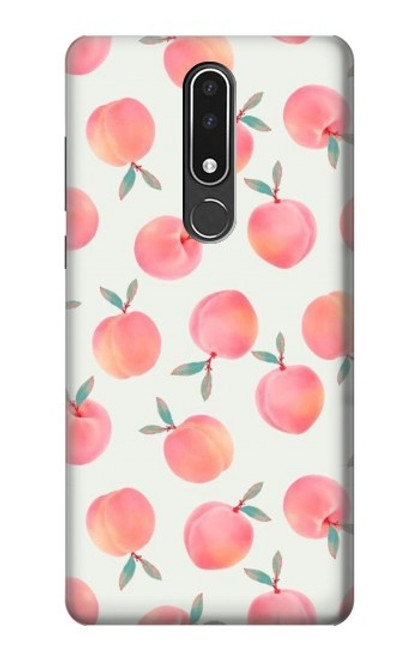 W3503 Peach Hülle Schutzhülle Taschen und Leder Flip für Nokia 3.1 plus